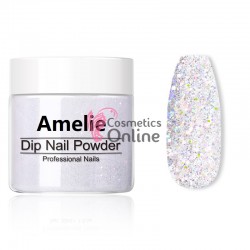 Dipping Powder Amelie Pigment Dust de  8g Cod UR31 Argintiu cu Reflexii